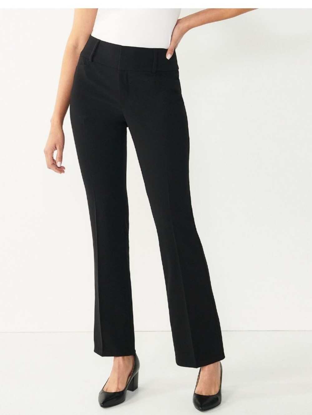 Women's Nine West Magic Fit Bootcut Pants Size 10 Short